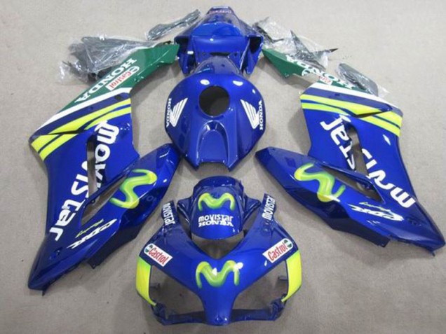 Cheapest 2004-2005 Blue Movistar Castrol Honda CBR1000RR Motorbike Fairing UK Cheapest 2004-2005 Blue Movistar Castrol Honda CBR1000RR Motorbike Fairing UK