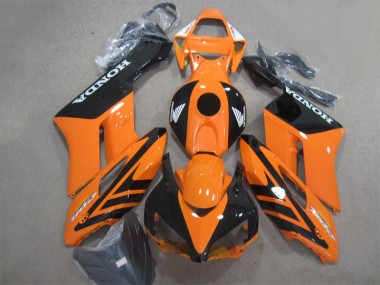 Cheapest 2004-2005 Black Orange Honda CBR1000RR Motorbike Fairing Kits UK