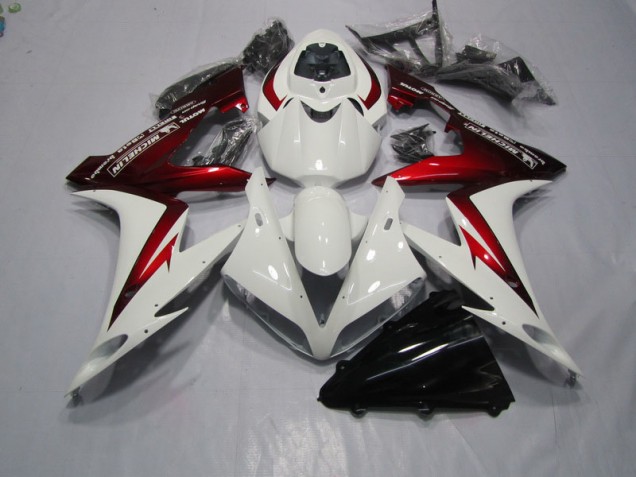 Cheapest 2004-2005 White Red Honda CBR1000RR Motorcycle Fairing Kits UK