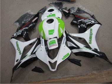 Cheapest 2004-2005 White Green Hannspree Honda CBR1000RR Motorcycle Fairing Kit UK
