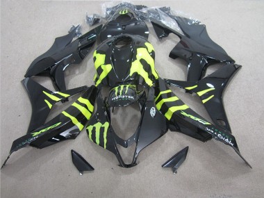Cheapest 2004-2005 Black Green Monster Honda CBR1000RR Bike Fairings UK