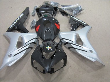 Cheapest 2006-2007 Black Silver Red Decal Honda CBR1000RR Motorbike Fairings UK