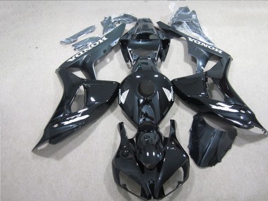 Cheapest 2006-2007 Black White Decal Honda CBR1000RR Motorcycle Fairing Kits UK