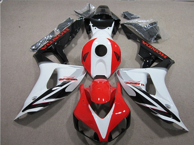 Cheapest 2006-2007 Black White Red Fireblade Honda CBR1000RR Motorcycle Fairings Kits UK Cheapest 2006-2007 Black White Red Fireblade Honda CBR1000RR Motorcycle Fairings Kits UK