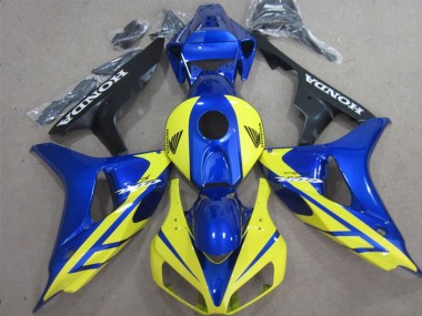 Cheapest 2006-2007 Blue Yellow Honda CBR1000RR Replacement Fairings UK