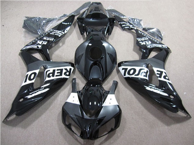 Cheapest 2006-2007 Black Repsol Honda CBR1000RR Motorcycle Fairing Kits UK