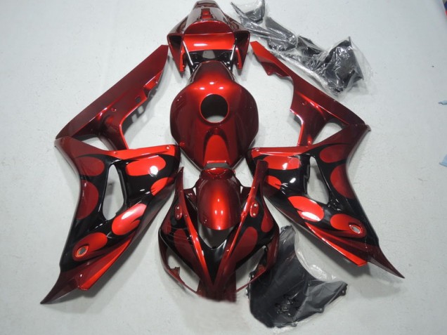 Cheapest 2006-2007 Red Black Honda CBR1000RR Bike Fairing Kit UK