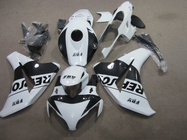 Cheapest 2008-2011 Black White Repsol Honda CBR1000RR Replacement Motorcycle Fairings UK