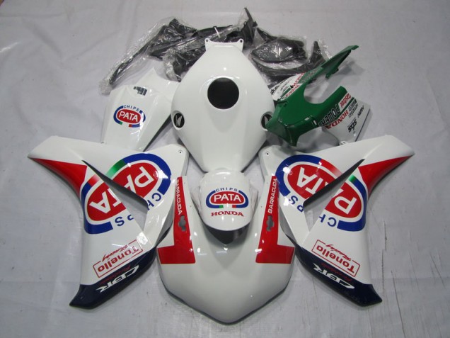 Cheapest 2008-2011 White Red PATA Honda CBR1000RR Bike Fairing Kit UK Cheapest 2008-2011 White Red PATA Honda CBR1000RR Bike Fairing Kit UK
