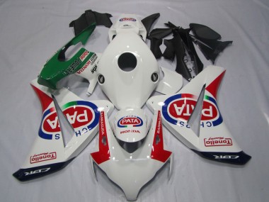 Cheapest 2008-2011 White Red PATA Honda CBR1000RR Motor Fairings UK