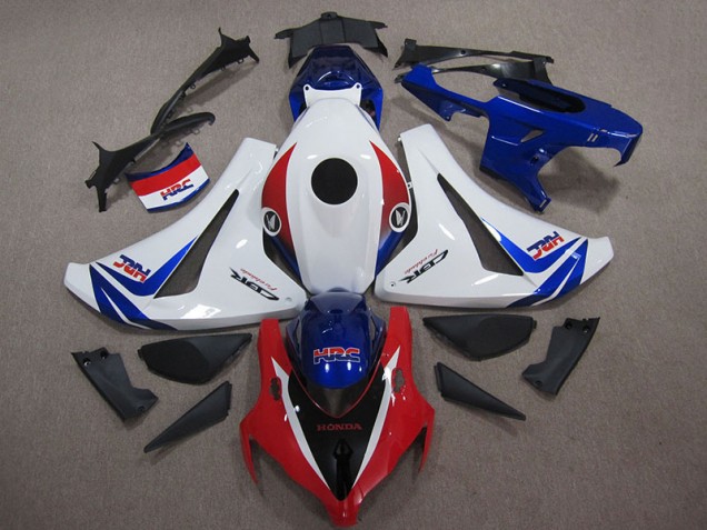 Cheapest 2008-2011 White Blue Red HRC Honda CBR1000RR Motor Bike Fairings UK