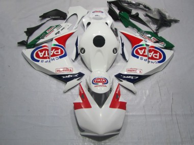 Cheapest 2012-2016 Red White PATA Honda CBR1000RR Motorcycle Fairings Kit UK