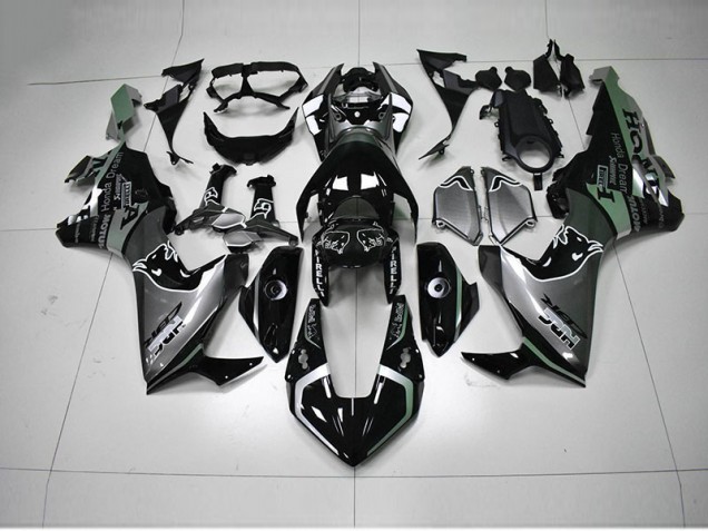 Cheapest 2017-2020 Black Silver HRC Honda CBR1000RR Bike Fairings UK Cheapest 2017-2020 Black Silver HRC Honda CBR1000RR Bike Fairings UK