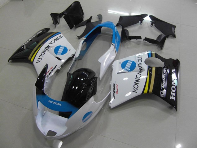 Cheapest 1996-2007 White Konica Minolta Honda CBR1100XX Blackbird Motorcycle Fairing Kit UK Cheapest 1996-2007 White Konica Minolta Honda CBR1100XX Blackbird Motorcycle Fairing Kit UK