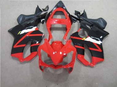 Cheapest 2001-2003 Red Black Honda CBR600 F4i Motorbike Fairing Kits UK