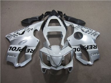 Cheapest 2001-2003 Silver Repsol Honda CBR600 F4i Motor Fairings UK