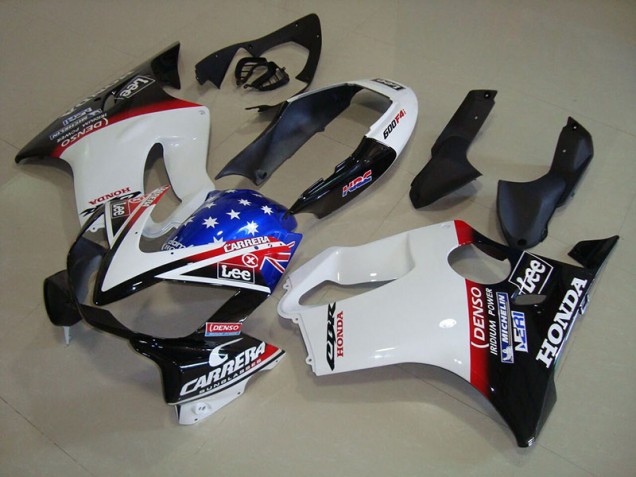 Cheapest 2004-2007 White Blue DENSO HRC Carrera Honda CBR600 F4i Bike Fairing UK Cheapest 2004-2007 White Blue DENSO HRC Carrera Honda CBR600 F4i Bike Fairing UK