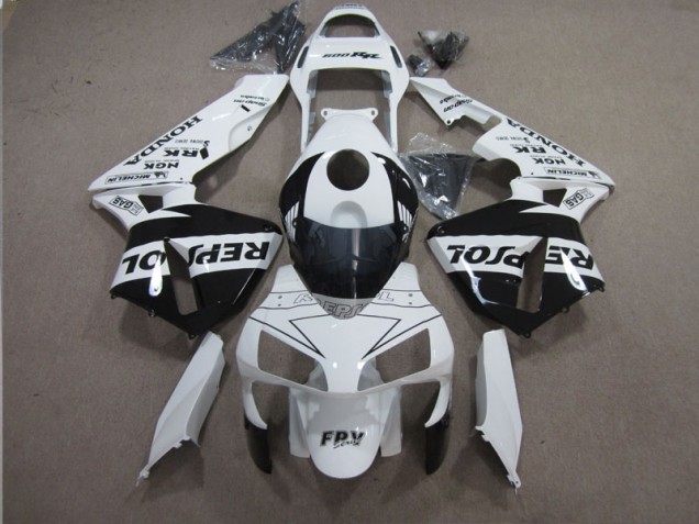 Cheapest 2003-2004 White Black Repsol Honda CBR600RR Motorbike Fairing UK Cheapest 2003-2004 White Black Repsol Honda CBR600RR Motorbike Fairing UK