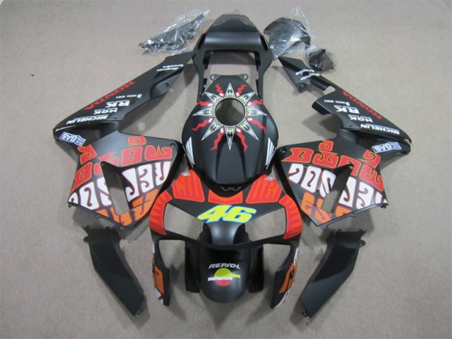 Cheapest 2003-2004 Black Red Repsol 46 Honda CBR600RR Motorcycle Bodywork UK Cheapest 2003-2004 Black Red Repsol 46 Honda CBR600RR Motorcycle Bodywork UK
