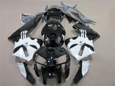 Cheapest 2005-2006 Black White Honda CBR600RR Motorcylce Fairings UK