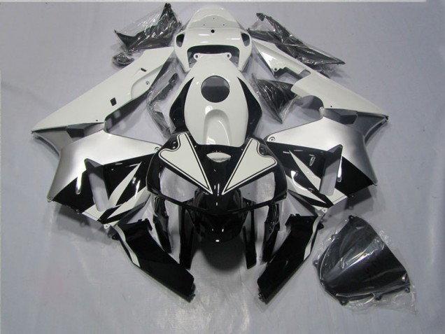 Cheapest 2005-2006 Black White Honda CBR600RR Motorcycle Fairings UK Cheapest 2005-2006 Black White Honda CBR600RR Motorcycle Fairings UK