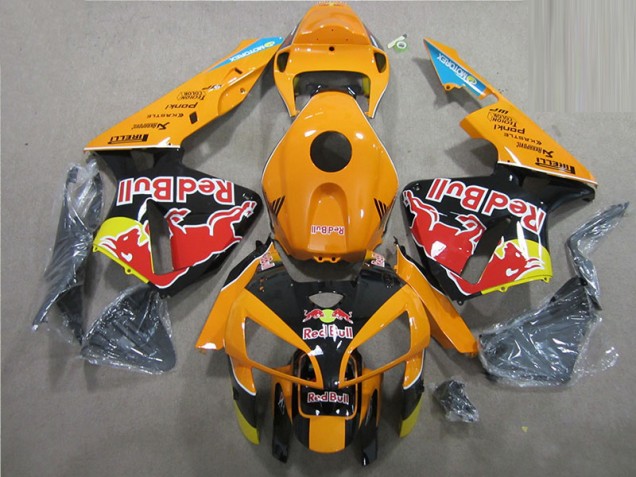 Cheapest 2005-2006 Orange Black Red Bull Honda CBR600RR Motorbike Fairing UK Cheapest 2005-2006 Orange Black Red Bull Honda CBR600RR Motorbike Fairing UK