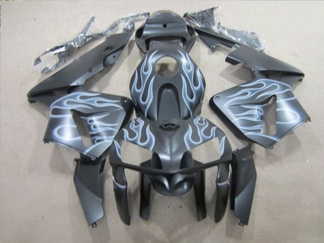 Cheapest 2005-2006 Black Silver Flame Honda CBR600RR Replacement Motorcycle Fairings UK Cheapest 2005-2006 Black Silver Flame Honda CBR600RR Replacement Motorcycle Fairings UK
