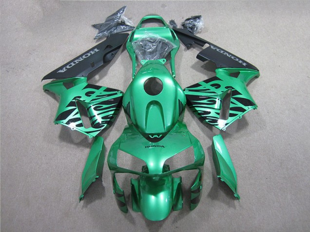 Cheapest 2005-2006 Green Black Honda CBR600RR Motorcycle Fairings Kit UK Cheapest 2005-2006 Green Black Honda CBR600RR Motorcycle Fairings Kit UK