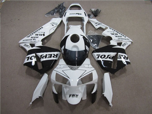 Cheapest 2005-2006 White Black Repsol Honda CBR600RR Motorcylce Fairings UK Cheapest 2005-2006 White Black Repsol Honda CBR600RR Motorcylce Fairings UK