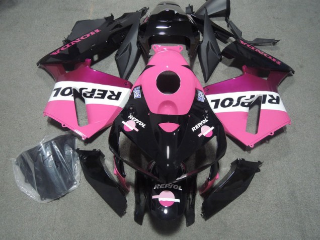 Cheapest 2005-2006 Pink Black Repsol Honda CBR600RR Bike Fairings UK Cheapest 2005-2006 Pink Black Repsol Honda CBR600RR Bike Fairings UK