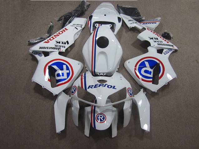 Cheapest 2005-2006 White Blue Repsol Honda CBR600RR Bike Fairing Kit UK Cheapest 2005-2006 White Blue Repsol Honda CBR600RR Bike Fairing Kit UK