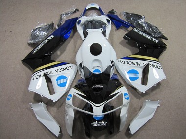 Cheapest 2005-2006 White Blue Konica Minolta Honda CBR600RR Motorcycle Replacement Fairings UK