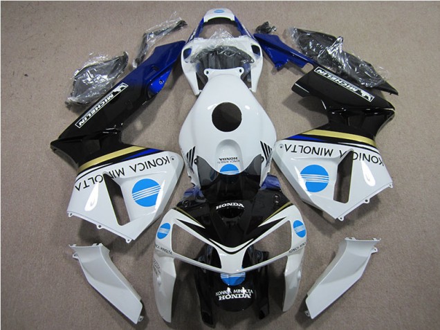 Cheapest 2005-2006 White Blue Konica Minolta Honda CBR600RR Motorcycle Replacement Fairings UK