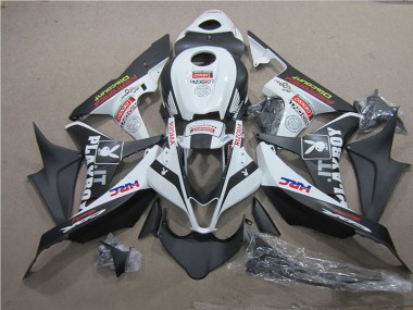 Cheapest 2007-2008 Black White HRC Honda CBR600RR Motorcycle Fairing Kits UK