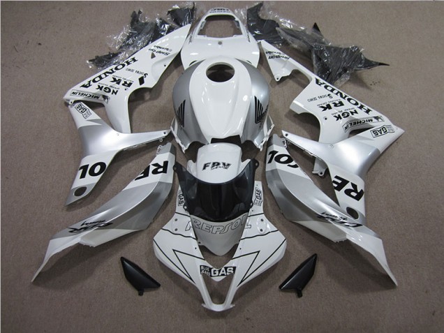 Cheapest 2007-2008 Silver Repsol Honda CBR600RR Bike Fairings UK Cheapest 2007-2008 Silver Repsol Honda CBR600RR Bike Fairings UK