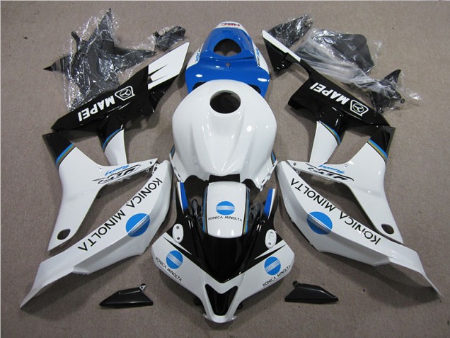 Cheapest 2007-2008 Blue White Black Konica Minolta MAPEI Honda CBR600RR Moto Fairings UK Cheapest 2007-2008 Blue White Black Konica Minolta MAPEI Honda CBR600RR Moto Fairings UK