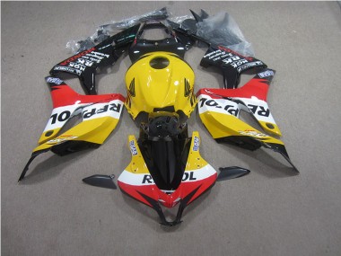 Cheapest 2007-2008 Yellow Red Black Repsol Honda CBR600RR Moto Fairings UK