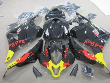 Cheapest 2009-2012 Black Yellow Red Bull Honda CBR600RR Motorbike Fairings UK