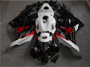 Cheapest 2009-2012 Black White Red Honda CBR600RR Motorbike Fairing Kits UK