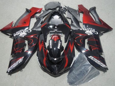 Cheapest 2006-2007 Black Red Corona Extra Kawasaki ZX10R Motorcycle Bodywork UK