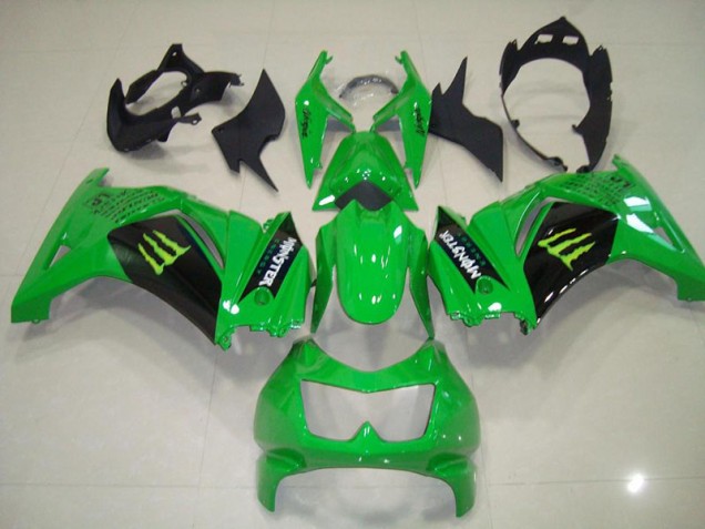 Cheapest 2008-2012 Green Monster Kawasaki ZX250R Motorcycle Fairing Kit UK Cheapest 2008-2012 Green Monster Kawasaki ZX250R Motorcycle Fairing Kit UK