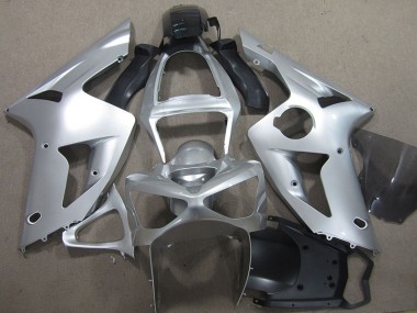 Cheapest 2003-2004 Silver Kawasaki ZX6R Motorcycle Fairings Kit UK