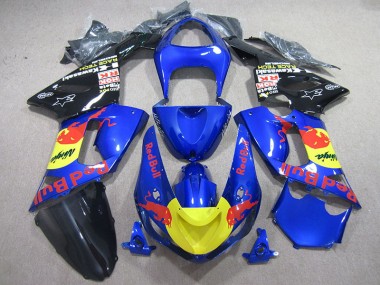 Cheapest 2005-2006 Blue Red Bull Ninja Kawasaki ZX6R Motorcycle Fairing Kit UK