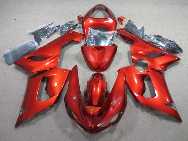 Cheapest 2005-2006 Orange Kawasaki ZX6R Motor Fairings UK