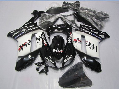 Cheapest 2007-2008 Black West Mobil Kawasaki ZX6R Motorcycle Bodywork UK