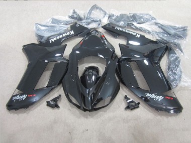 Cheapest 2007-2008 Black Ninja 636 Kawasaki ZX6R Moto Fairings UK