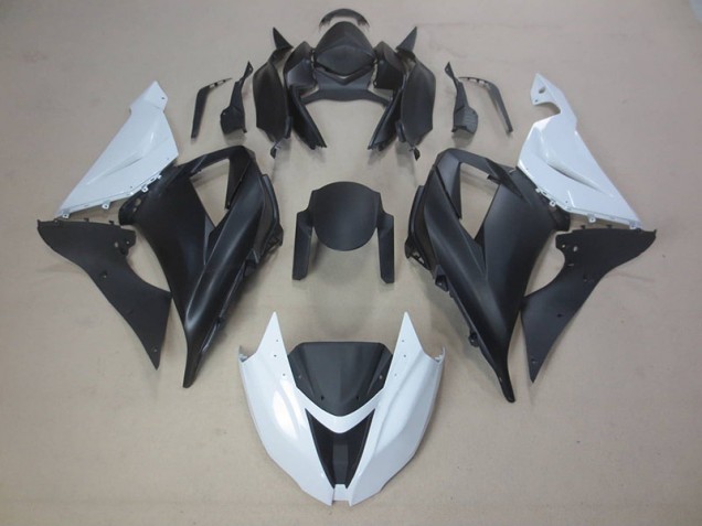 Cheapest 2013-2018 Black White Kawasaki ZX6R Motorcycle Fairings UK Cheapest 2013-2018 Black White Kawasaki ZX6R Motorcycle Fairings UK