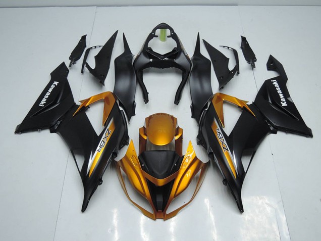 Cheapest 2013-2018 Black Gold Kawasaki ZX6R Motor Bike Fairings UK Cheapest 2013-2018 Black Gold Kawasaki ZX6R Motor Bike Fairings UK