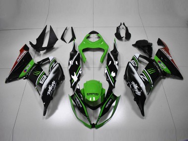 Cheapest 2013-2018 Green Black White Kawasaki ZX6R Motorcycle Bodywork UK