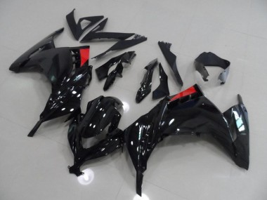 Cheapest 2013-2016 Black Red Kawasaki ZX300R Bike Fairing Kit UK